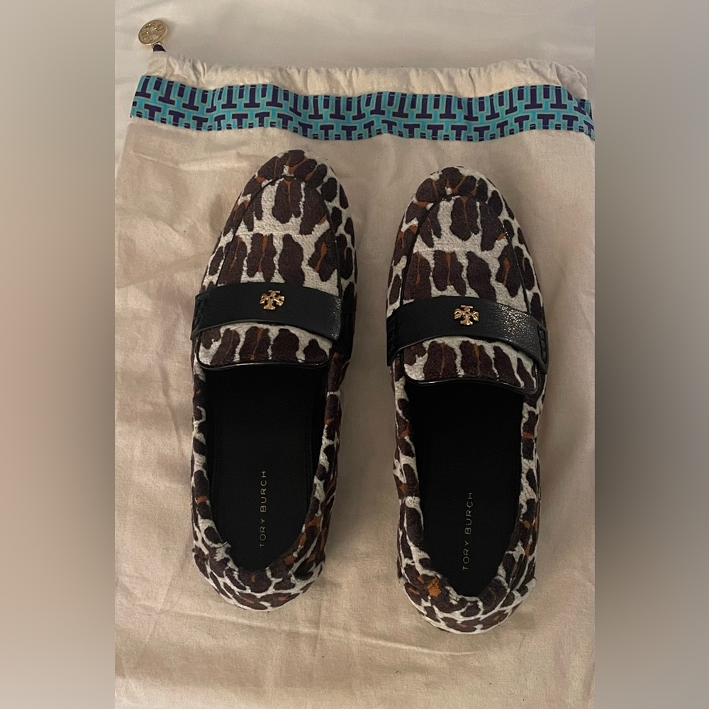 Tory Burch Leopard Print Ballet Loafer
